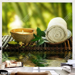 Tranh khăn và ngọn nến