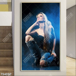 Tranh cô gái xinh đẹp SP7540