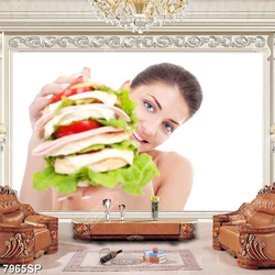 Tranh người mẫu xinh đẹp SP7964