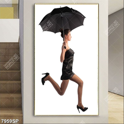 Tranh cô gái xinh đẹp SP7958