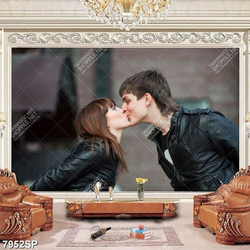 Tranh cặp đôi hôi nhau SP7952