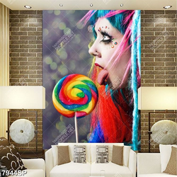 Tranh cô gái sắc màu SP7944