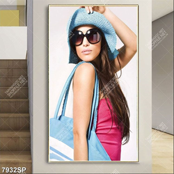 Tranh cô gái xinh đẹp SP7932