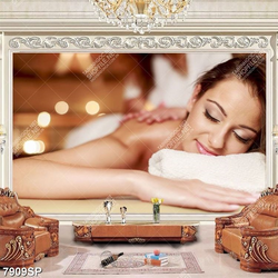 Tranh người đẹp nằm mát xa thư giãn SP7909