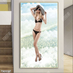 Tranh người mẫu nội y gợi cảm SP7905