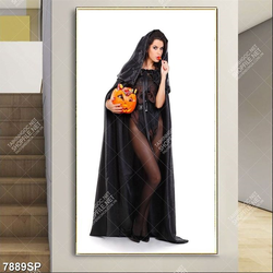 Tranh người đẹp halloween SP7889