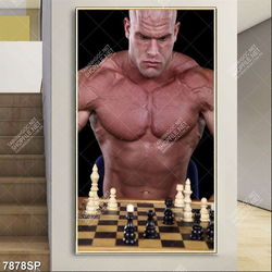Tranh người đàn ông cơ bắp SP7878