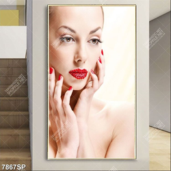 Tranh người mẫu đẹp SP7867