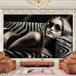 Tranh người mẫu xinh đẹp SP7861