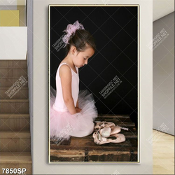 Tranh cô bé dễ thương SP7850