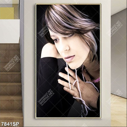 Tranh cô gái xinh đẹp SP7841