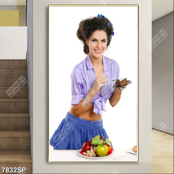 Tranh cô gái trẻ SP7832