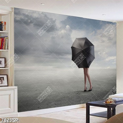 Tranh chiếc ô đen