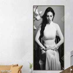 Tranh file gốc treo tường spa