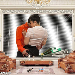 Tranh cặp đôi ôm nhau SP7792