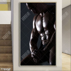 Tranh thân hình cơ bắp SP7789