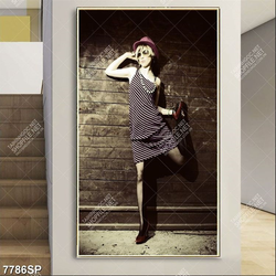 Tranh cô gái trẻ SP7786