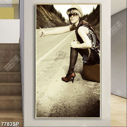 Tranh cô gái trẻ SP7783