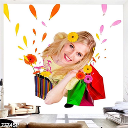 Tranh cô gái trẻ SP7774