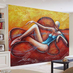 Tranh vễ nghệ thuật người đẹp SP7751