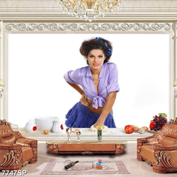 Tranh cô gái trẻ SP7747