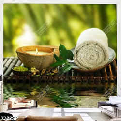 Tranh ngọn nến và khăn