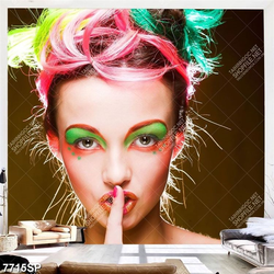Tranh người mẫu make up nghệ thuật SP7715