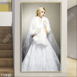 Tranh cô dâu xinh đẹp SP7708