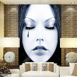 Tranh nghệ thuật gương mặt cô gái SP7693