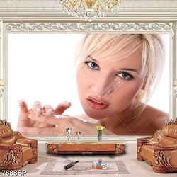 Tranh cô gái xinh đẹp SP7688