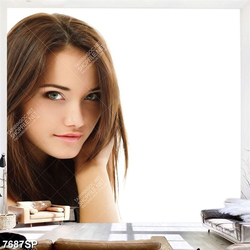 Tranh cô gái xinh đẹp SP7687