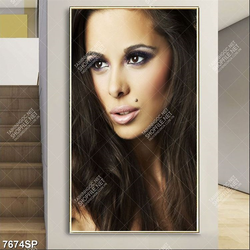 Tranh cô gái xinh đẹp SP7674