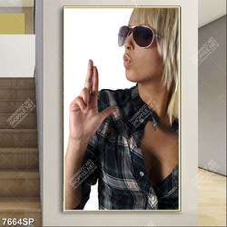 Tranh cô gái trẻ SP7664