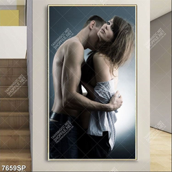 Tranh cặp đôi ôm nhau SP7659