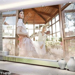 Tranh người mẫu xinh đẹp SP7140