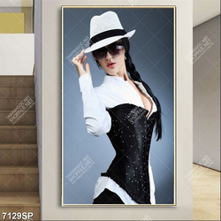 Tranh cô gái xinh đẹp SP7129