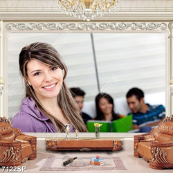 Tranh cô gái trẻ SP7122