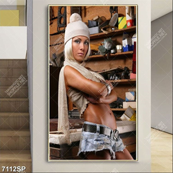 Tranh cô gái trẻ SP7112