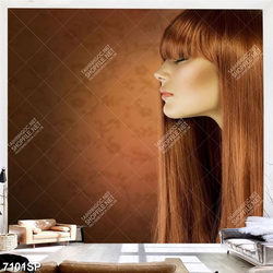 Tranh người mẫu tóc đẹp SP7101