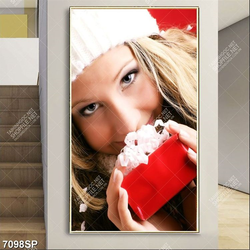 Tranh cô gái xinh đẹp SP7098