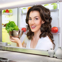 Tranh cô gái trẻ đẹp SP7095