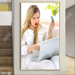 Tranh cô gái trẻ SP7081