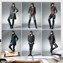 Tranh bộ ghép người mẫu thời trang