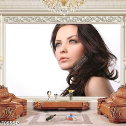 Tranh cô gái xinh đẹp SP7055