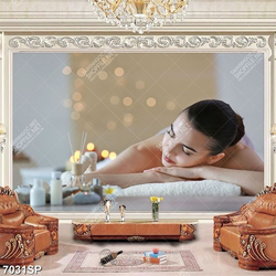 Tranh cô gái nằm thư giãn SP7031