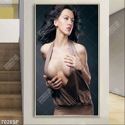 Tranh người mẫu gợi cảm SP7028