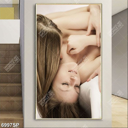 Tranh hai người mẫu gợi cảm SP6997