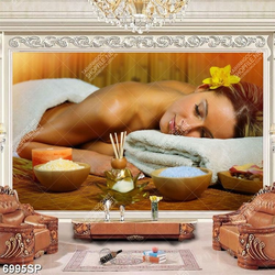 Tranh người đẹp nằm thư giãn SP6995