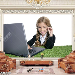 Tranh bé gái SP6990