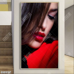 Tranh gương mặt xinh đẹp SP6989